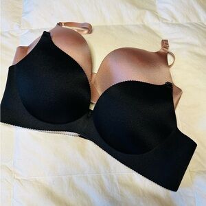 sophie b. Push up Seamless Bra — Black & Rose